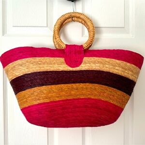 Beautiful summer handmade beach bag